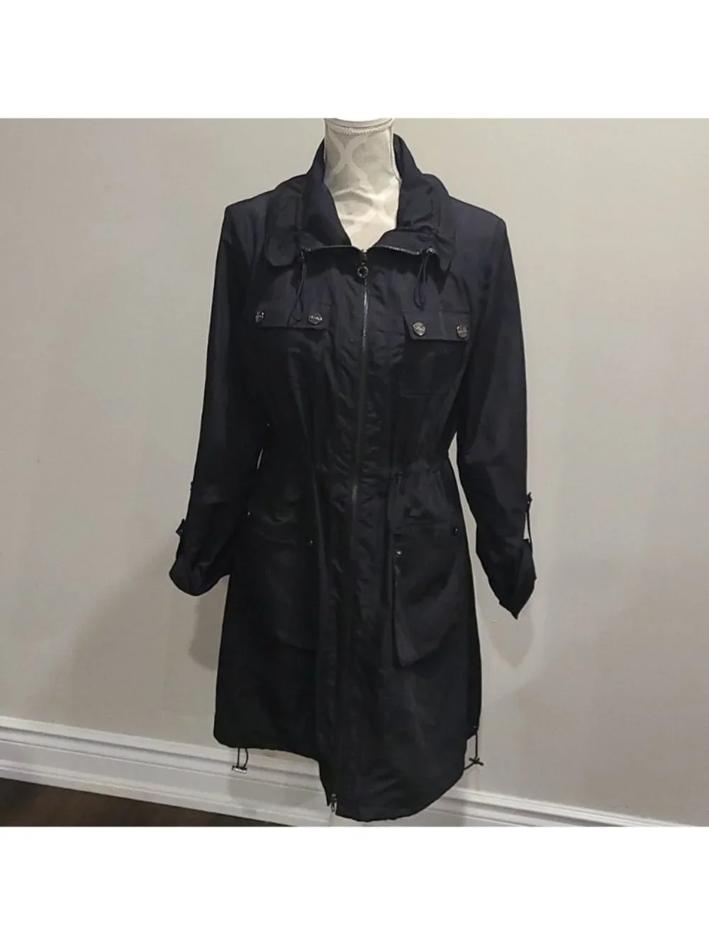 Dkny black lightweight jacket